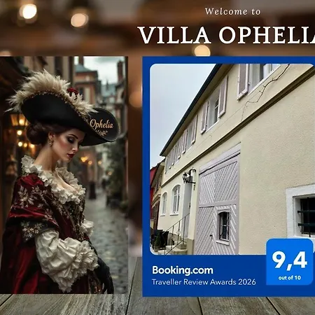 Barocke Stadtvilla Ophelia Nahe Europapark 45qm 1,5 Zi *